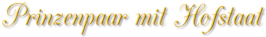 Prinzenpaar mit Hofstaat