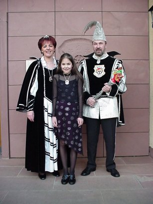 Prinzenpaar mit Tochter