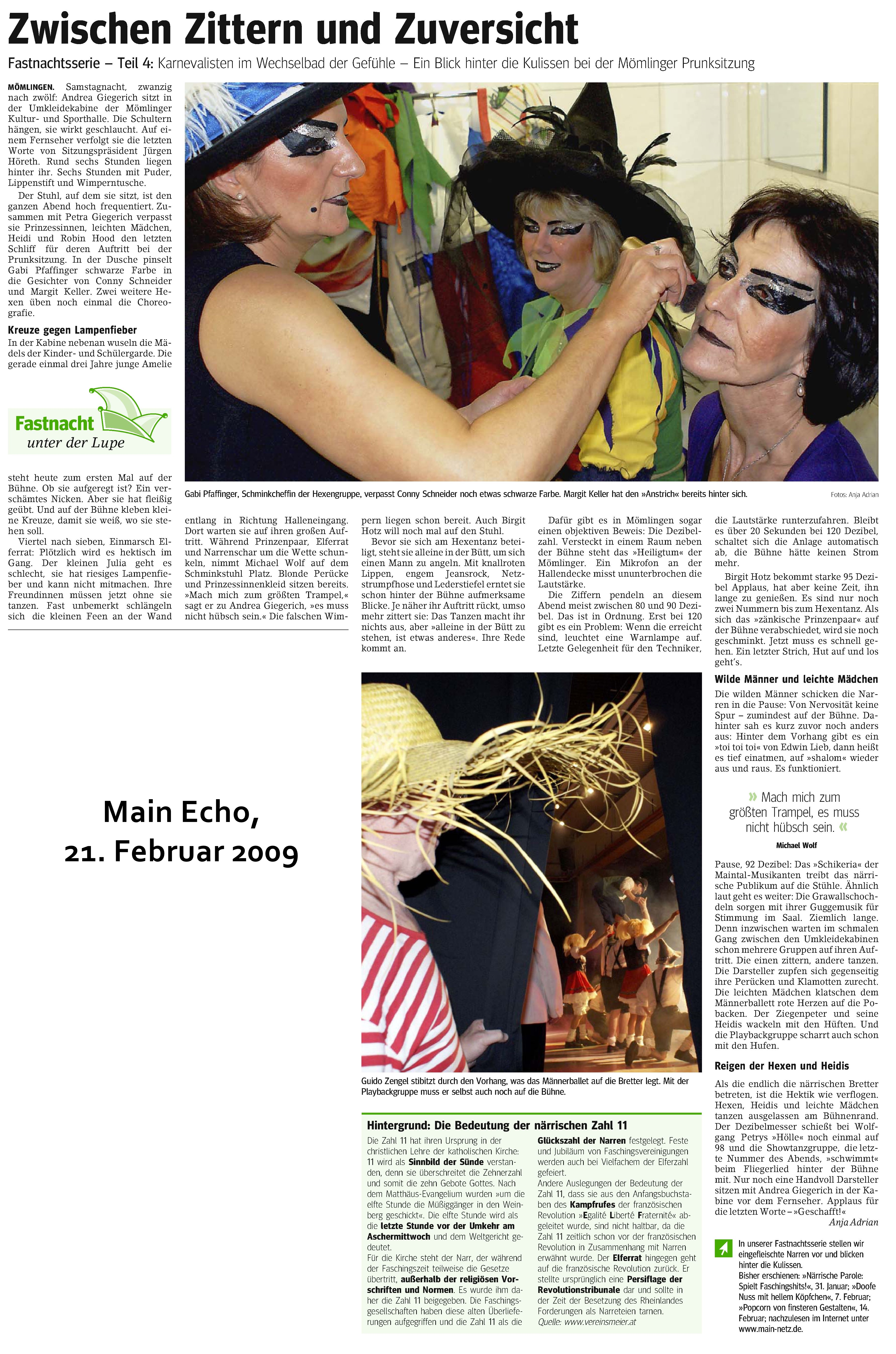 Main Echo Zeitungsartikel