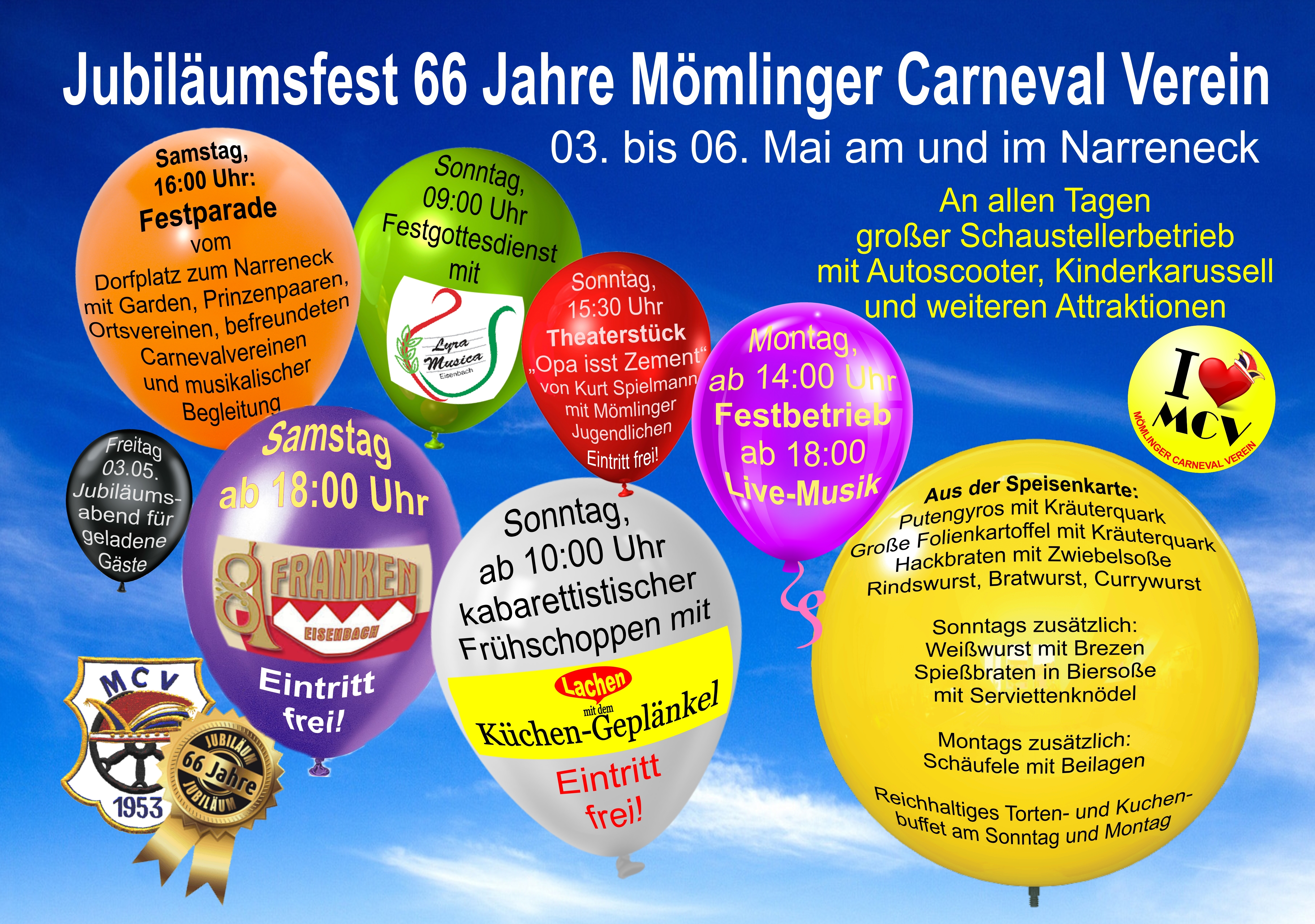 Jubiläumsfest - 66 Jahre MCV