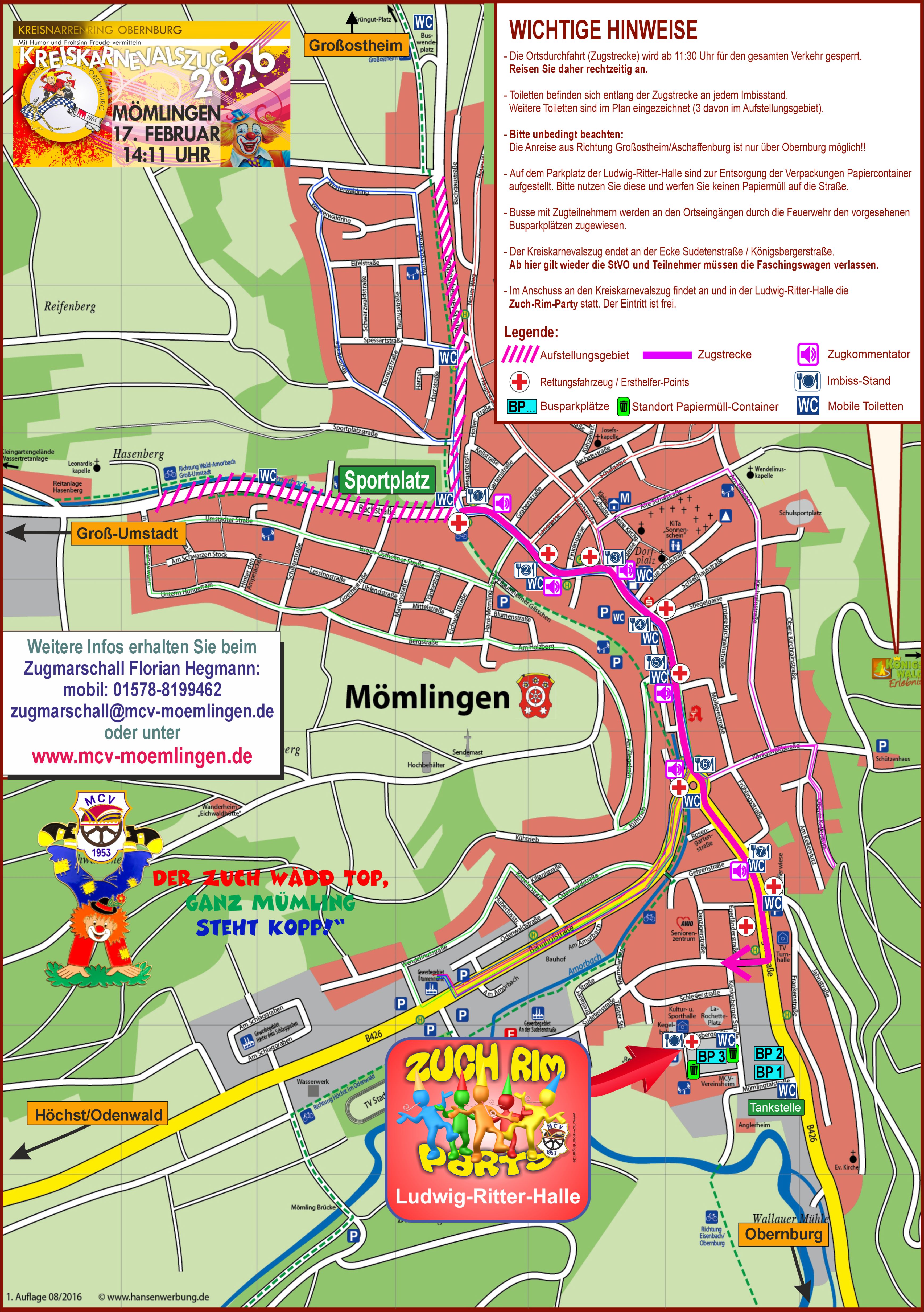 Ortsplan Kreiskarnealszug Din A3